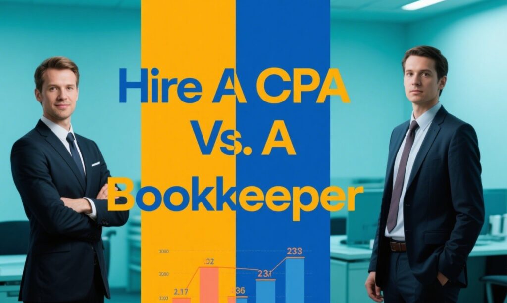 When To Hire A CPA Vs. A Bookkeeper