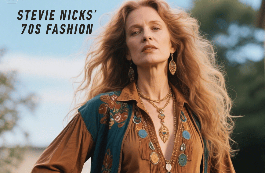 Mystical Threads of Rock: How Stevie Nicks’ 70s Fashion Redefined Bohemian Glamour and Feminine Power