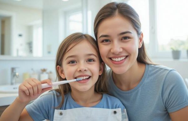 Teaching Kids About Dental Health While Parents Enhance Their Smiles