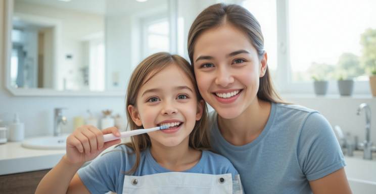 Teaching Kids About Dental Health While Parents Enhance Their Smiles