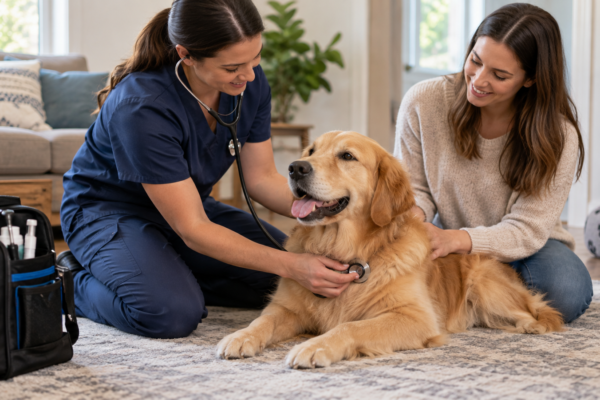 How Mobile Vets Handle Physical Exams Without A Traditional Exam Table