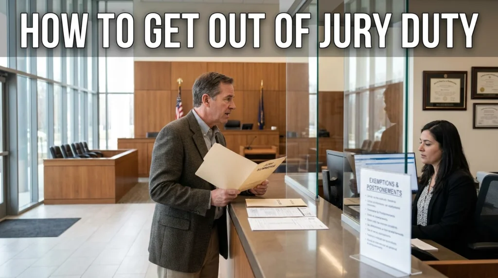 How to Get Out of Jury Duty Legally: U.S. Excuses, Deferrals, and What to Submit