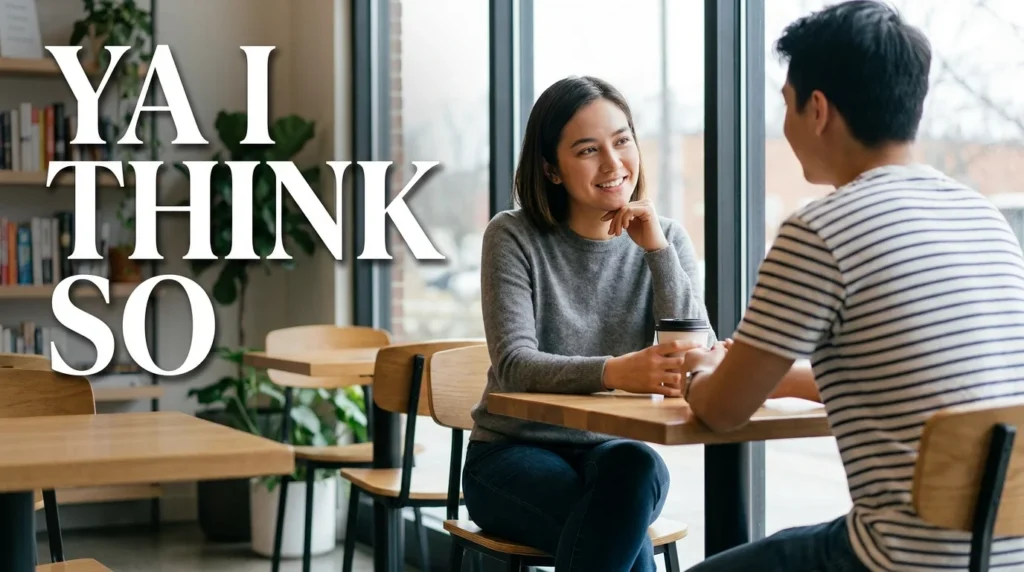 “Ya I Think So” Explained: Complete Guide to Its Meaning, Tone, Correct Spelling, and Better Ways to Reply Naturally
