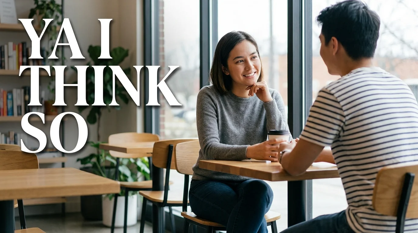 “Ya I Think So” Explained: Complete Guide to Its Meaning, Tone, Correct Spelling, and Better Ways to Reply Naturally
