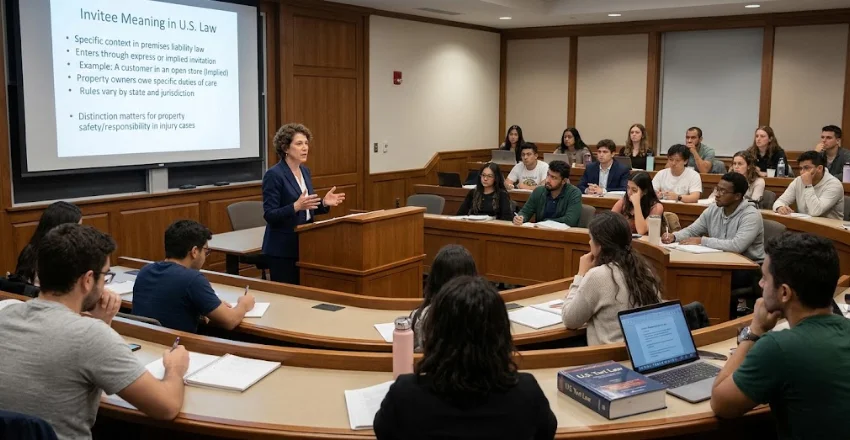 Invitee Meaning in U.S. Law