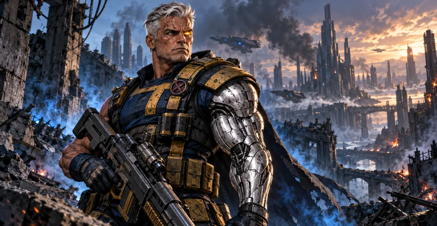 Cable and Nathan in X-Men ’97